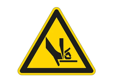 Sticker manual crushing between bending machine PIC 349 100 mm