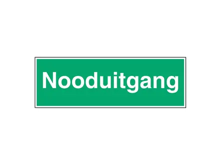 Emergency exit sticker STN 724 450x150 mm