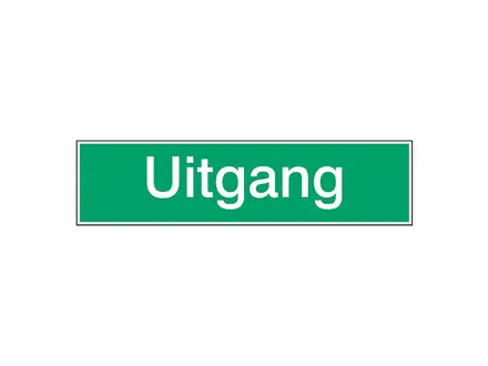 Emergency exit sticker STN 723 297x74 mm