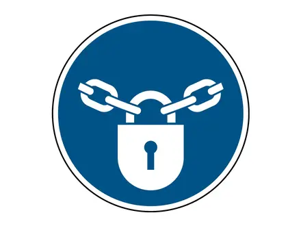 Keep sticker closed M028 B-862 ø100 mm