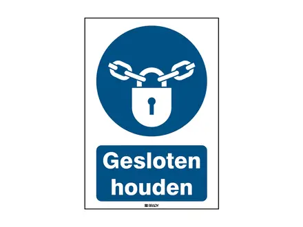 Keep sticker closed M028 B-862 210x297 mm