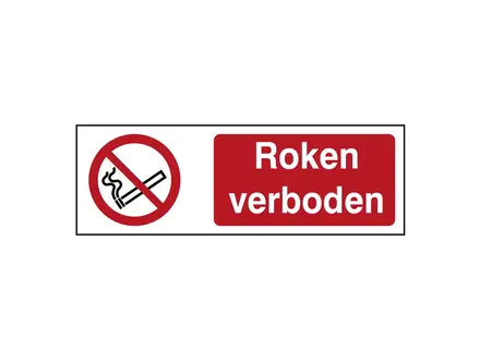 Autocollant « Interdit de fumer » P002 B-862