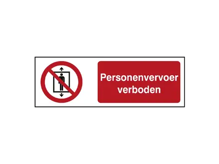 Autocollant transport de passagers interdit P027 B-862