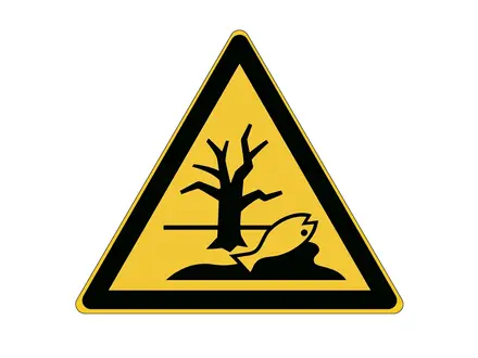 Étiquette de danger environnemental W072 B-862