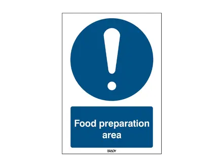 Sticker general mandatory sign M001 B-863 148x210 mm