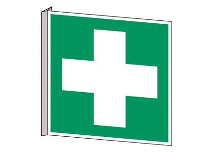 Planche de premiers secours Brady PIC 003 PVC bidirectionnel