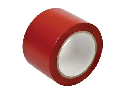 Afbakeningstape vinyl 50 mm rood