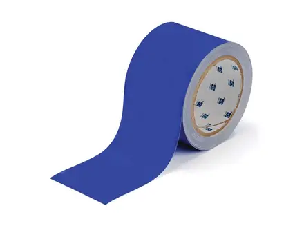 Boundary tape ToughStripe PE 50.80 mm blue