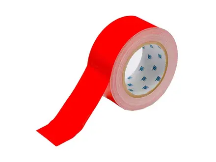 Demarcation tape ToughStripe PE 76.20 mm red