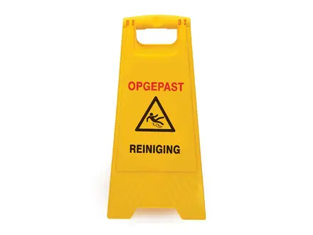Panneau de sécurité de nettoyage Brady 660 mm jaune