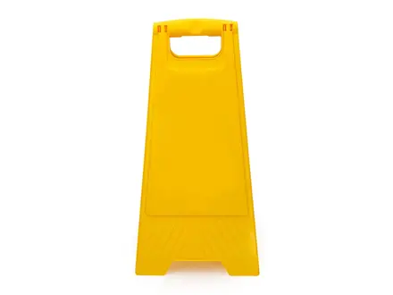 Panneau de sécurité Brady vierge 660 mm jaune