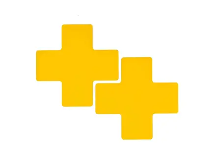 Signe plus - ToughStripe 76,20 x 203,20 mm jaune