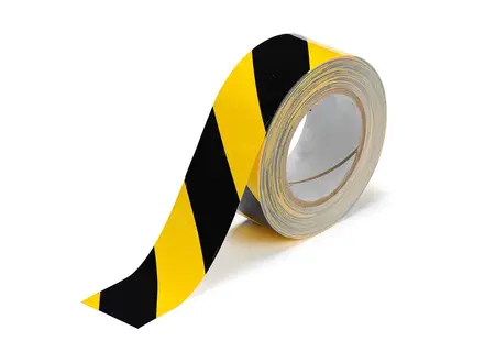 Ruban de signalisation autocollant en PVC 50 mm x 33 m