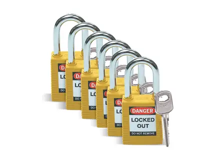 Brady Reinforced Nylon Safety Locks Danger Locked Out