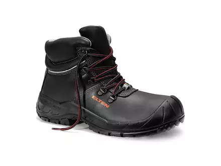 Chaussure de sécurité mi-haute en caoutchouc Elten Laurenzo S3 HI HRO SRC ESD