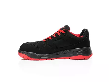 Chaussure de sécurité basse Elten Maverick noire et rouge S3 SRC ESD taille 40