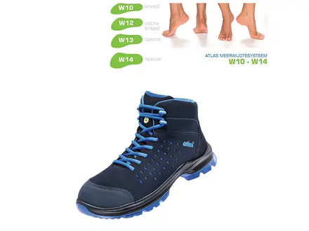 Chaussure de sécurité Atlas SL 82 BLEUE S1 SRC ESD W12 taille 49