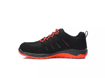 Chaussure de sécurité basse Elten Maddox noire et rouge S3 SRC ESD taille 46
