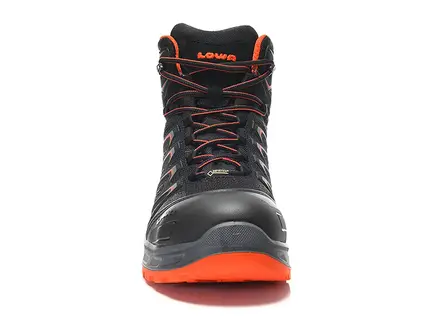 Schoen Lowa Larrox Work GTX Black Mid S3 Ci hoog veter maat 46
