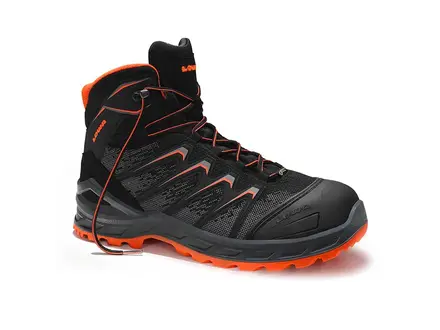 Schoen Lowa Larrox Work GTX Black Mid S3 Ci hoog veter maat 46