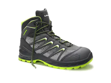 Shoe Lowa Larrox Work GTX Gray Mid S3 Ci high lace size 42