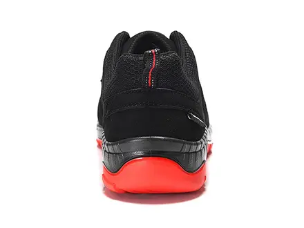 Chaussure de sécurité basse Elten Maddox noire et rouge, fermeture BOA, S3 SRC ESD, pointure 35