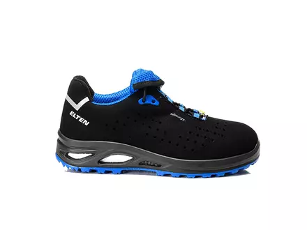 Chaussure de sécurité basse Elten Impulse Lady XXTL bleue S1P pour femme, SRC ESD, pointure 40