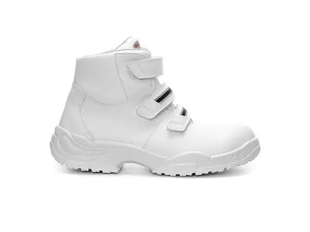 Chaussure de sécurité alimentaire Elten White Strap Mid ESD S3 à scratch montant SRC taille 42