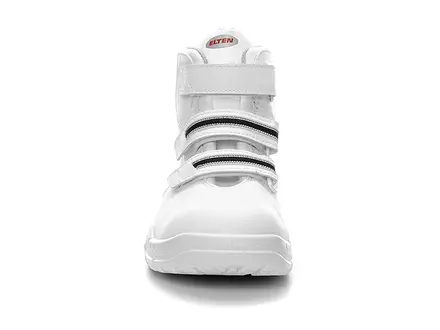Chaussure de sécurité alimentaire Elten White Strap Mid ESD S3 à scratch montant SRC taille 42