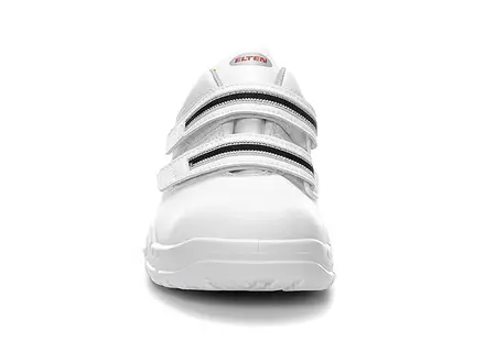 Chaussure de sécurité alimentaire Elten White Strap Low ESD S3 à scratch, pointure 39