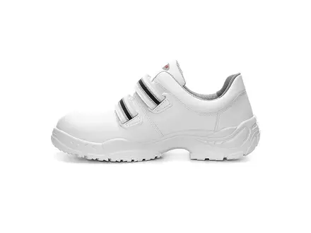 Chaussure de sécurité alimentaire Elten White Strap Low ESD S3 à scratch, pointure 39