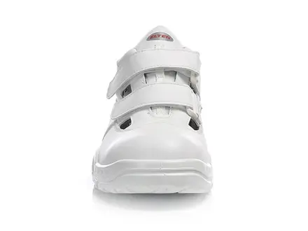 Chaussure de sécurité alimentaire Elten White Easy Low ESD S1 à scratch, taille 45