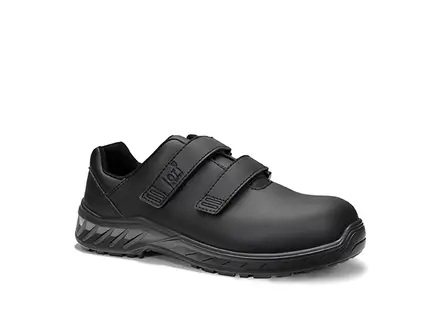 Chaussure de sécurité Jori Clean Strap Low avec fermeture velcro, compatible avec les appareils alimentaires S3 SRC ESD