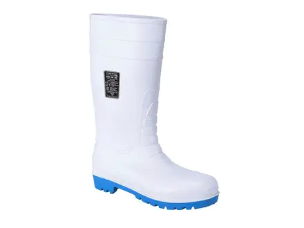 Bottes de sécurité Portwest FW95 S5 PVC-Nitrile SRC blanches taille 48