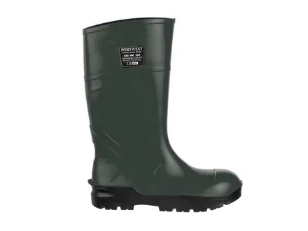Bottes de sécurité Portwest FD95 S5 CI FO en polyuréthane SRC vertes, pointure 43