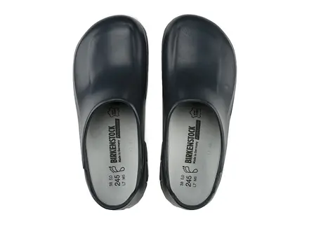Sabot Alpro Birkenstock S2, talon fermé et embout en acier, bleu, pointure 37