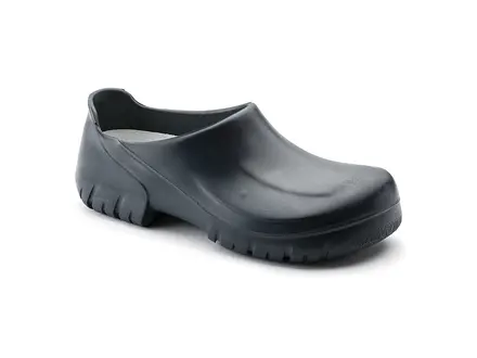 Sabot Alpro Birkenstock S2, talon fermé et embout en acier, bleu, pointure 37