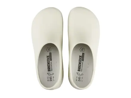 Sabot Alpro Birkenstock S2, talon fermé et embout en acier, bleu, pointure 37