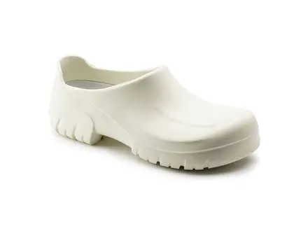 Sabot Alpro Birkenstock S2, talon fermé et embout en acier, bleu, pointure 37