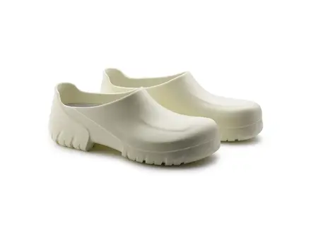 Birkenstock Alpro A630 clogs closed heel white size 40