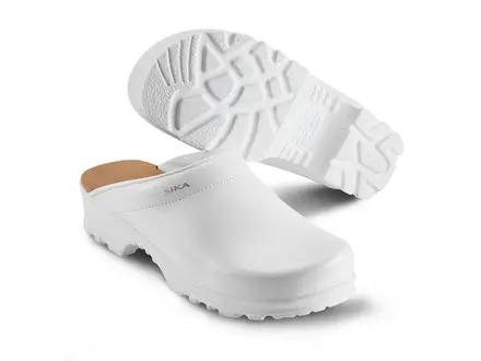 Clog Sika 8105 Flex LBS OB open heel white size 39