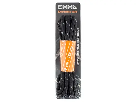 Emma veters Normal Working zwart-grijs 120 cm