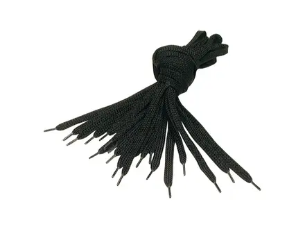 Lacets plats noirs Elten, lot de 80 cm