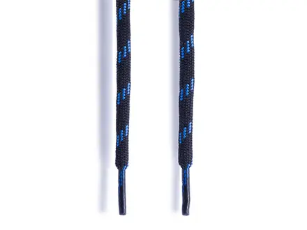 Atlas veters winterlaarzen 145 cm zwart/blauw