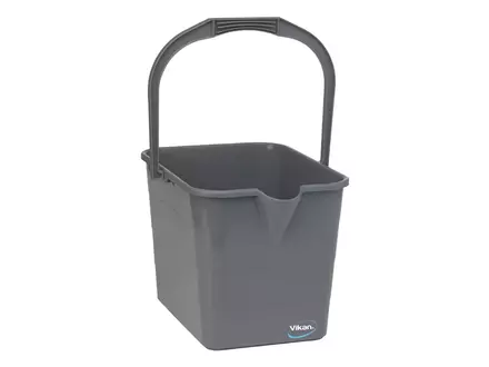 Vikan 375018 seau à vadrouille 15 litres gris