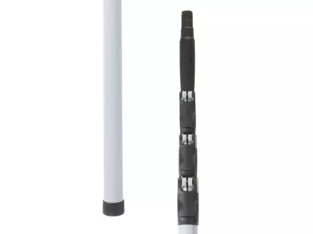 Vikan 2977 Three-part fiberglass telescopic pole 1880-6000 mm grey