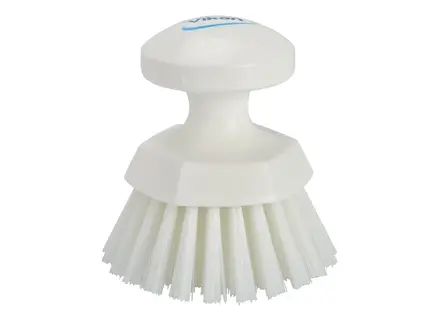 Vikan 38855 Brosse ronde dure 110 mm blanche