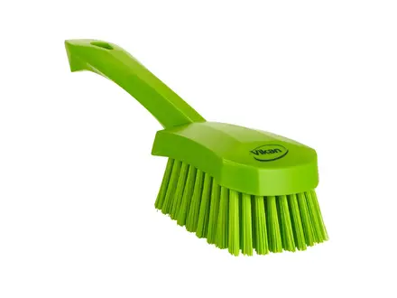 Vikan 419277 Dish brush hard short handle 270 mm lime green