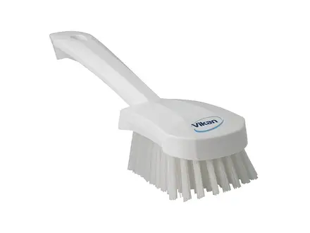 Vikan 41925 Dish brush hard short handle 270 mm white