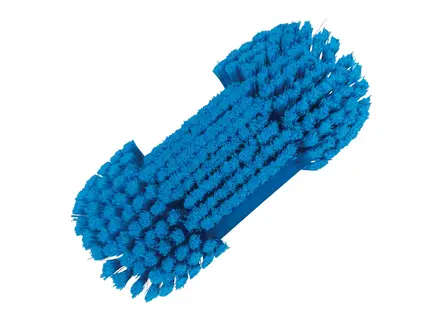 Vikan 70673 Angle-adjustable brush with water flow 240 mm blue